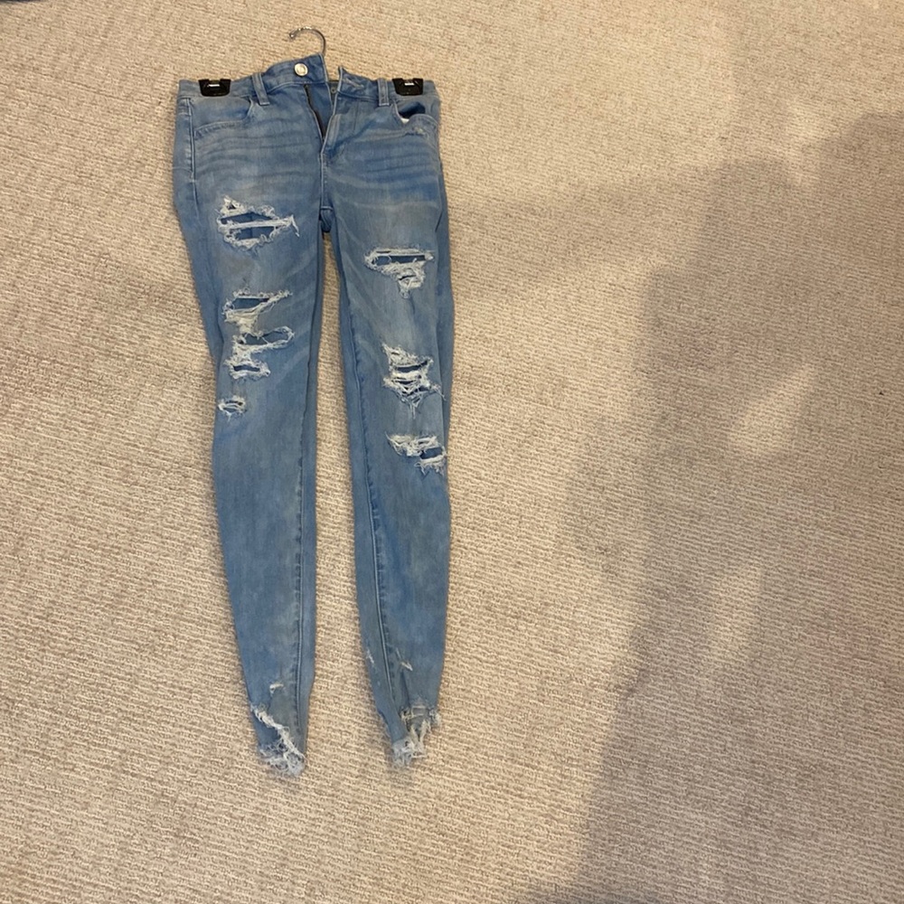 American Eagle super high rise jeggings